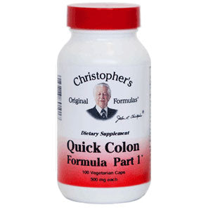 Quick Colon Capsule Formula Part 1, 90 Vegicaps, Christopher s Original Formulas Cheap