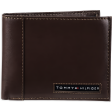 Billetera Tommy Hilfiger Para Hombre de Cuero Billetera delgada plegable con 6 bolsillos For Cheap