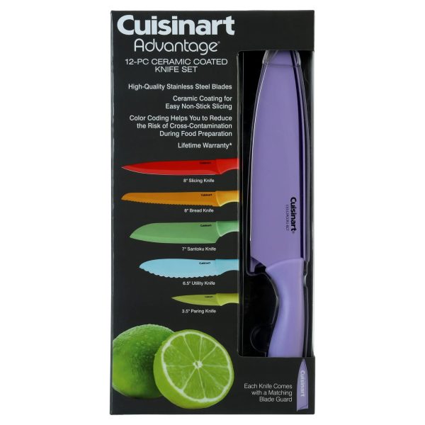 Cuisinart Juego de cuchillos Advantage con protector - incluyen 6 cuchillos Fashion