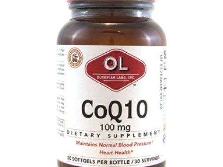 CoQ10 100 mg, 30 Softgels, Olympian Labs Online now