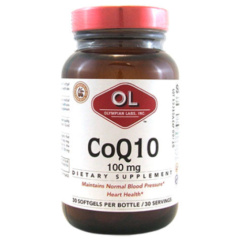 CoQ10 100 mg, 30 Softgels, Olympian Labs Online now