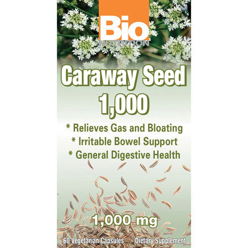 Caraway Seed 1000 mg, 60 Vegetarian Capsules, Bio Nutrition Inc. For Discount