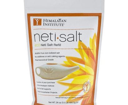 Neti Pot Salt Eco Refill Bag, 1.5 lb, Himalayan Institute Press Supply