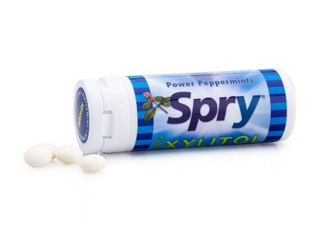 Spry Xylitol Mints - Peppermint, 45 ct x 6 Tubes, Xlear (Xclear) on Sale