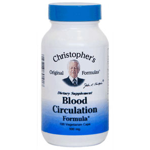 Blood Circulation Formula Capsule, 100 Vegicaps, Christopher s Original Formulas For Cheap