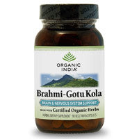 Brahmi Gotu Kola Formula, 90 Vegetarian Capsules, Organic India on Sale