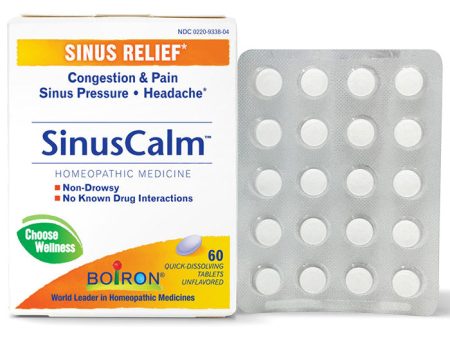 SinusCalm (Formerly Sinusalia), Sinus Relief, 60 Tablets, Boiron Discount