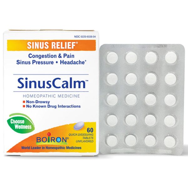 SinusCalm (Formerly Sinusalia), Sinus Relief, 60 Tablets, Boiron Discount