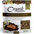 Organic Dark Chocolate Covered Almonds, Value Size, 8 oz (227 g), Organic Traditions Supply