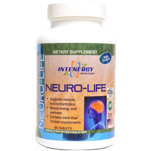 Neuro-Life, Supports Memory & Concentration, 60 Tablets, Intenergy Online now