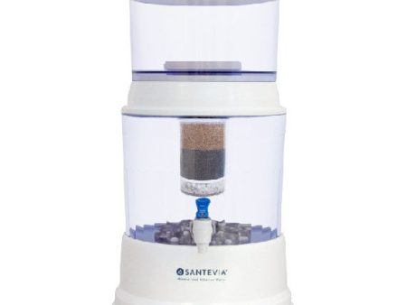 Alkaline Gravity Water System Countertop with Fluoride Filter, Santevia Water Systems on Sale