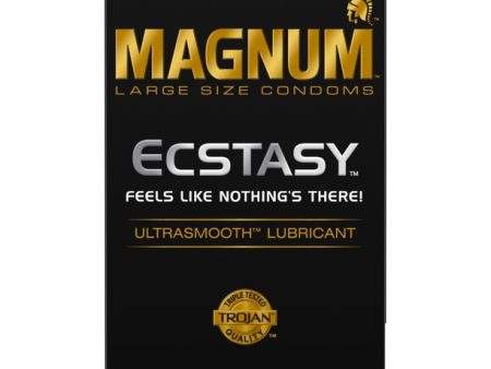 Trojan Magnum Ecstasy Large Size Condoms Hot on Sale