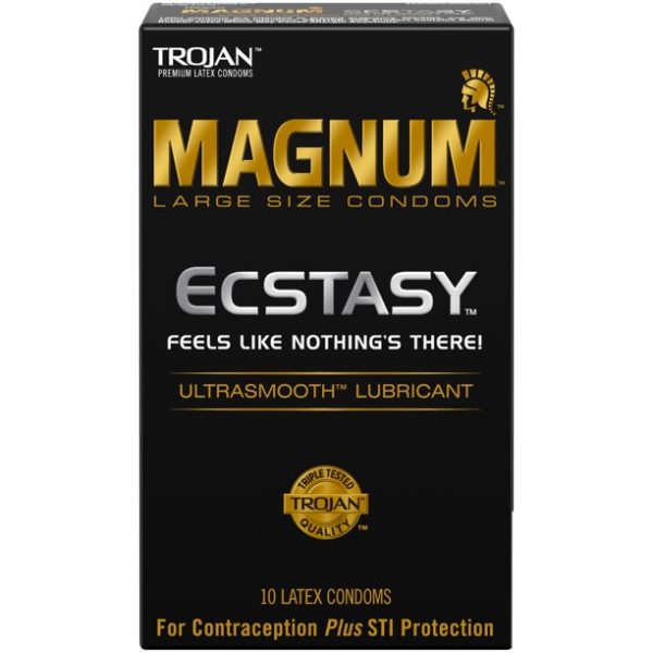 Trojan Magnum Ecstasy Large Size Condoms Hot on Sale