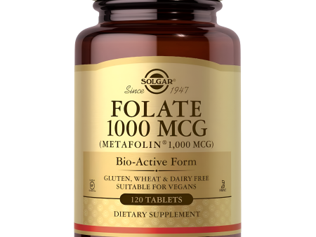 Solgar Folate 1000 mcg (Metafolin) 120 tabletas For Sale