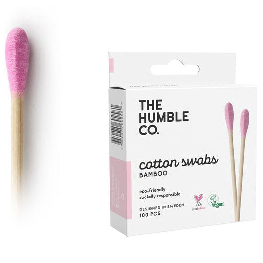 Cotton Swabs - Purple, 100 pcs, The Humble Co. Fashion