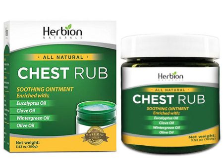 Chest Rub, Soothing Ointment, 3.53 oz, Herbion Online Sale