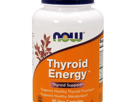 Thyroid Energy Vegetarian 90 Vcaps, NOW Foods Supply