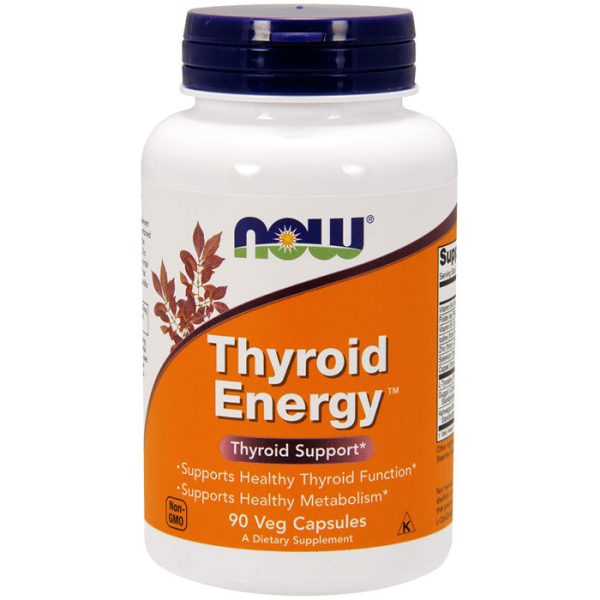 Thyroid Energy Vegetarian 90 Vcaps, NOW Foods Supply