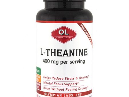 L-Theanine 200mg, 60 Capsules, Olympian Labs Online Sale