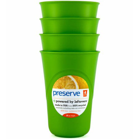 Everyday Cups, Apple Green, 16 oz x 4 Pack, Preserve Online now