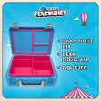 MrBeast Feastables World s Coolest Collectible Lunch Box, BPA-Free, Blue Pink Sale