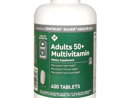 Multivitaminico para adultos 50+ Member s Mark - 400 Tabletas on Sale