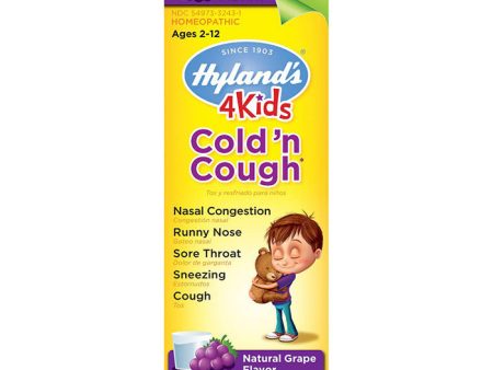 4 Kids Cold  n Cough - Grape Flavor, 4 oz, Hyland s For Cheap