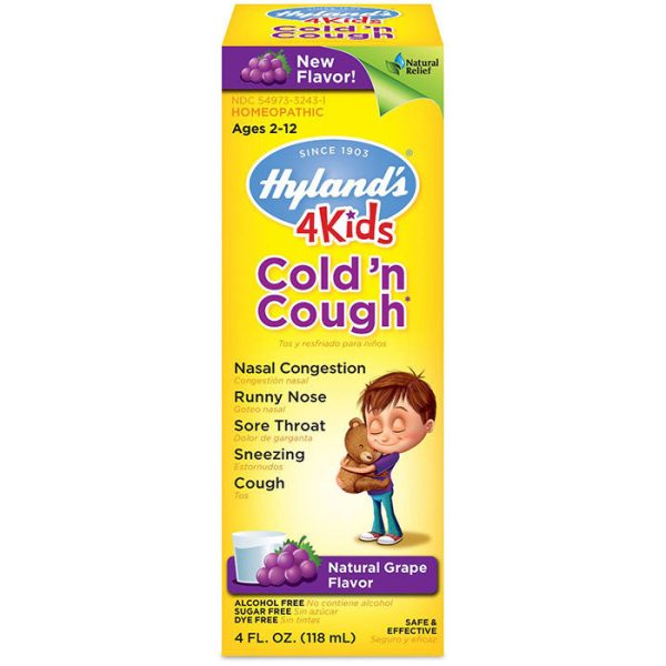 4 Kids Cold  n Cough - Grape Flavor, 4 oz, Hyland s For Cheap