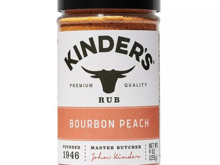 Kinder s Bourbon Peach Premium Rub & Seasoning, 9 oz (255 g) Discount