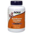 Sunflower Lecithin 1200 mg Soy-Free, Non-GMO, 100 Softgels, NOW Foods Online