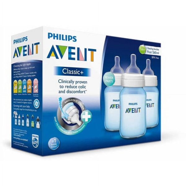 Philips Biberones de cuello ancho anticólicos blue Edition de 9 oz 1m+, 3 unidades Online Sale