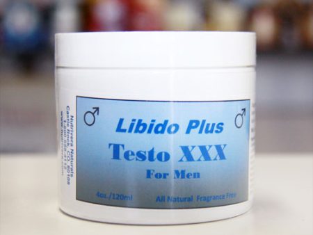 Libido Plus Testo XXX, Testosterone Cream for Men, 4 oz, NutriVera Naturals Fashion