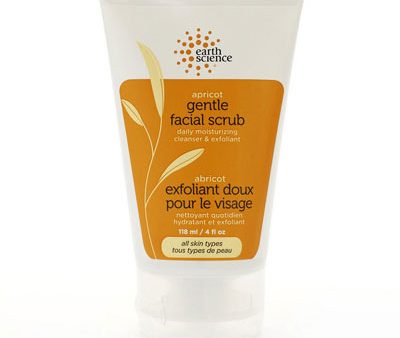 Apricot Gentle Facial Scrub, 4 oz, Earth Science Online Sale