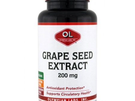 Grape Seed Extract 200mg, 100 Capsules, Olympian Labs Online Sale