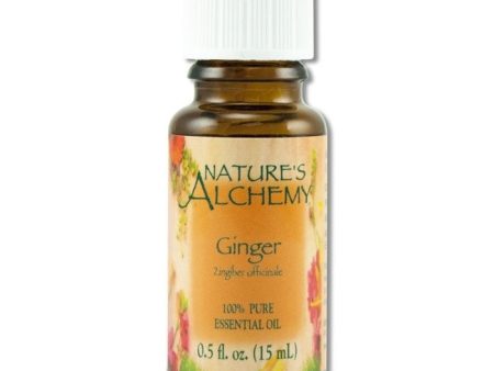 Pure Essential Oil Ginger, 0.5 oz, Nature s Alchemy Fashion