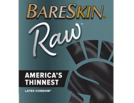 TROJAN PERSERVATIVO BARESKIN RAW PRESERVATIVOS LUBRICADOS, LATEX Discount