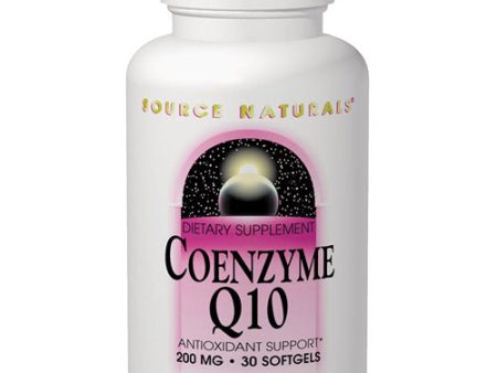 Coenzyme Q10, CoQ10 100mg 30 softgels from Source Naturals Cheap