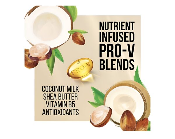 Pantene Pro-V Acondicionador nutritivo Leche de coco y manteca de karité (38,2 onzas líquidas) Cheap