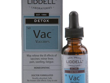 Liddell Vaccines Detox Homeopathic Oral Spray, 1 oz For Cheap