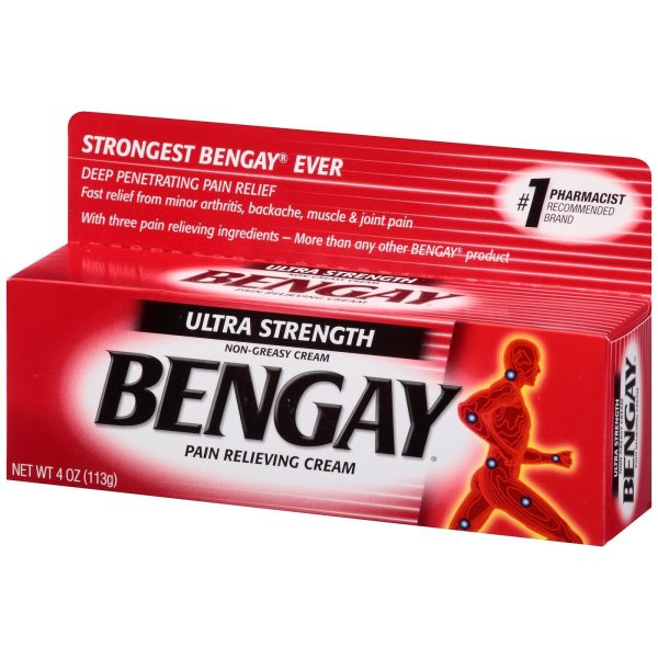 BENGAY Crema para aliviar el dolor, ultra fuerte 113gr Fashion