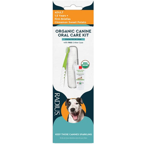 Organic Canine Oral Care Kit for Adult Dog, 1 Kit, Radius Hot on Sale