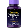 Carlyle Melatonina 12 mg de disolución rápida, 300 Tabletas Fashion