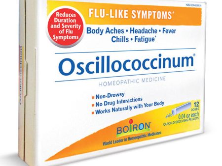 Oscillococcinum, Flu Like Symptoms, 12 Doses, Boiron Supply