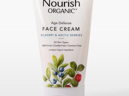 Age Defense Face Cream, 1.7 oz, Nourish Organic Fashion