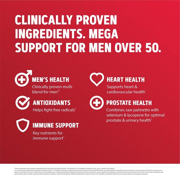 Mega Men 50 Plus - Gnc - 120  Tabletas. Cheap