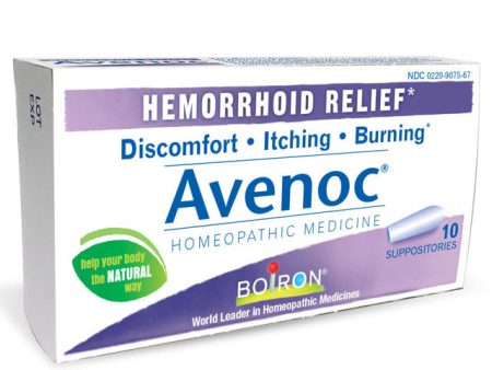 Avenoc Suppositories, Hemorrhoid Relief, 10 Suppositories, Boiron Fashion