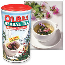 Instant Herbal Tea, Blend of 20 Soothing Herbs, 7 oz, Olbas For Sale