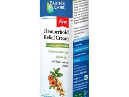 Hemorrhoid Relief Cream, Dual-Action Formula, 1 oz, Earth s Care Cheap