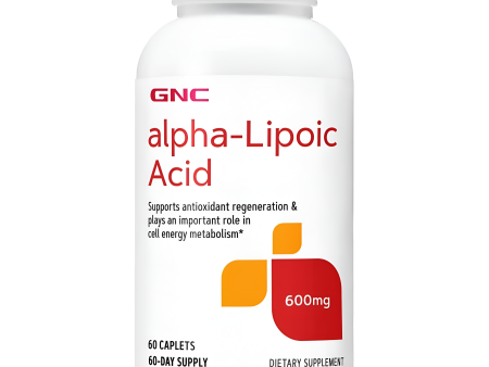 GNC  Acido  Alpha Lipoico 600 mg. 60 Tabletas. For Cheap