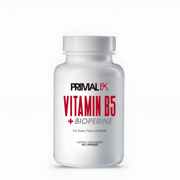 VITAMIN B5 + Bioperine , 60 capsulas - PrimalFx Supply